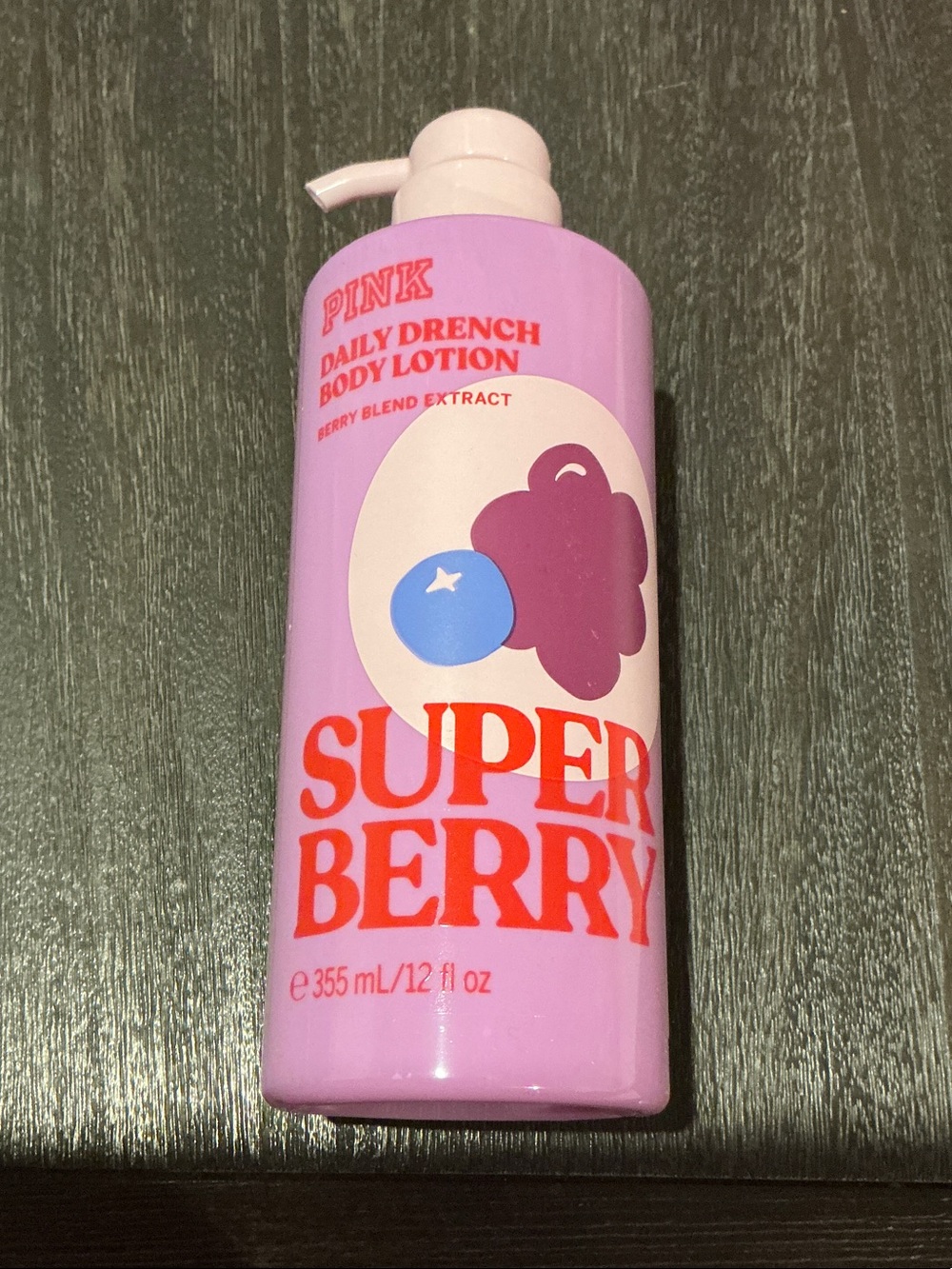 PINK Victoria Secret “Super Berry” Daily Drench Body Lotion - Picture 1 of 1